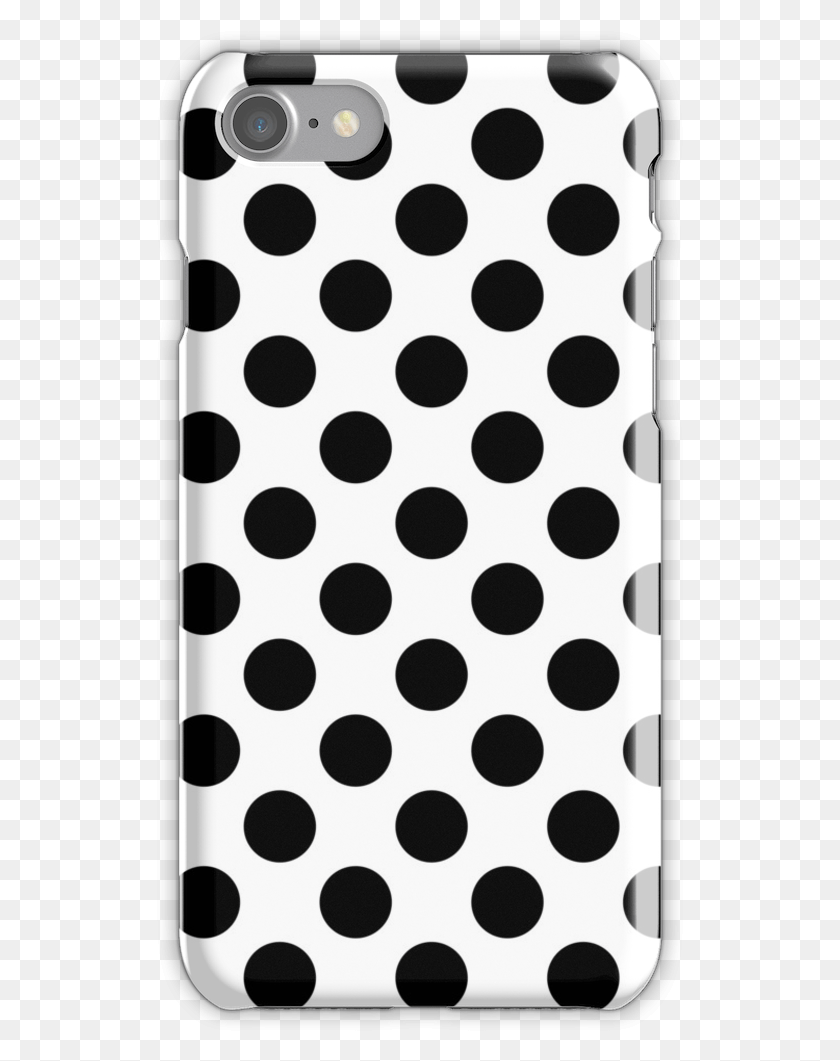 527x1001 Black Amp White Polka Dots Iphone 7 Snap Case Polka Dot, Texture, Rug, Skateboard HD PNG Download