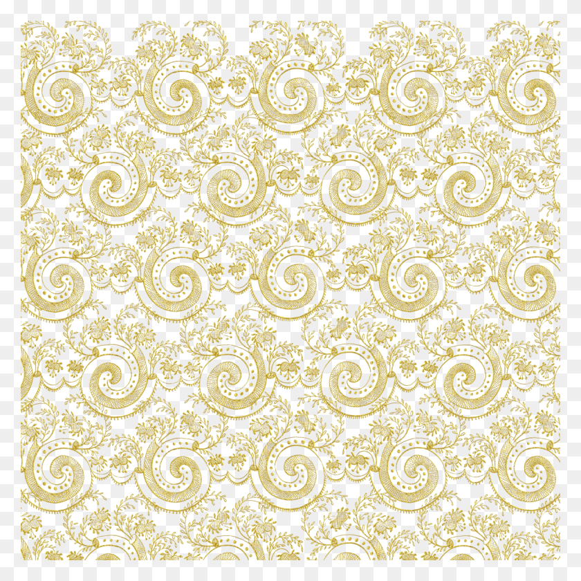 1200x1200 Black And Gold Lace Pattern Golden Pattern Transparent Background, Rug, Floral Design, Graphics HD PNG Download