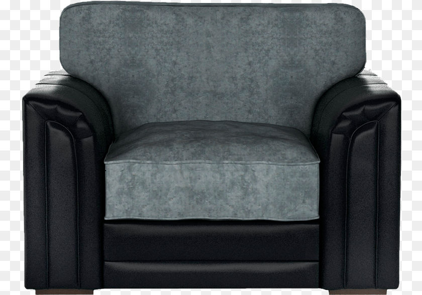 Black And Grey Chair, Furniture, Armchair, Couch PNG