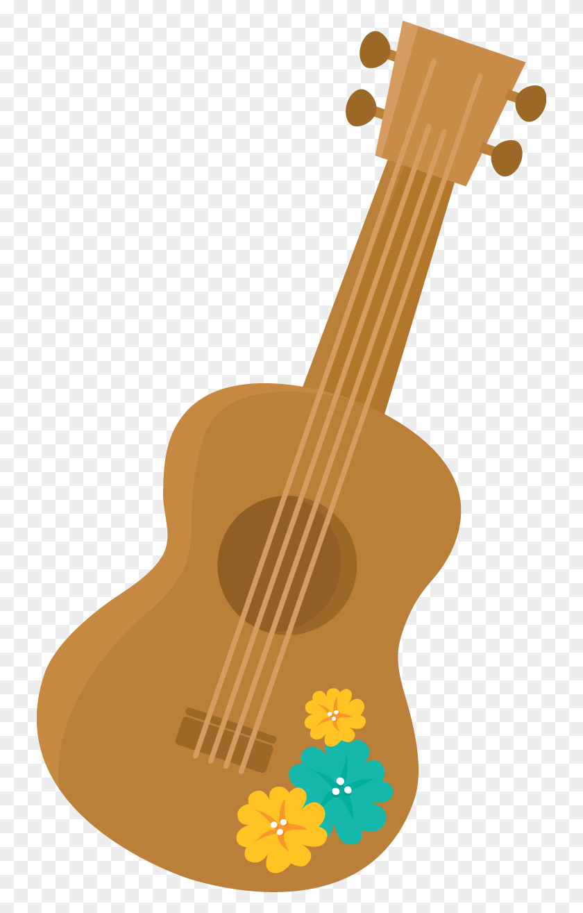 Гитара в мультяшном стиле
