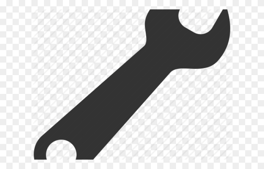 640x480 Black And White, Wrench, Key, Tool HD PNG Download