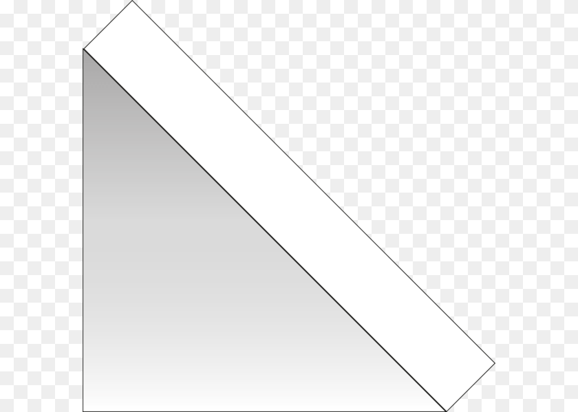 600x599 Black And White, Triangle PNG