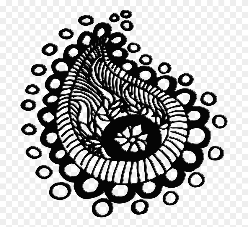 707x707 Black And White Art Design For T Shirt Printing, Nature, Outdoors, Symbol HD PNG Download