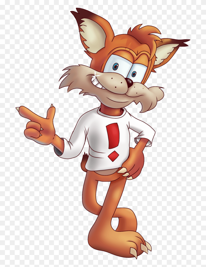 717x1029 Bubsy The Champions By Blanco Y Negro, Juguete, Intérprete, Persona Hd Png