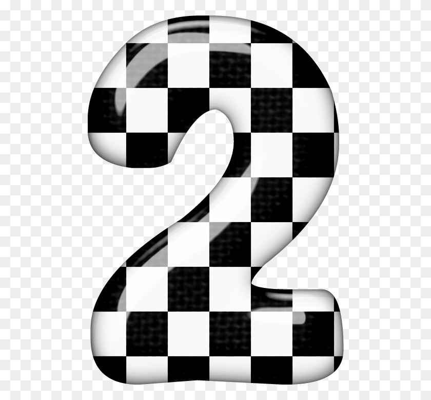 500x718 Black And White Checkered Number, Graphics, Clothing HD PNG Download