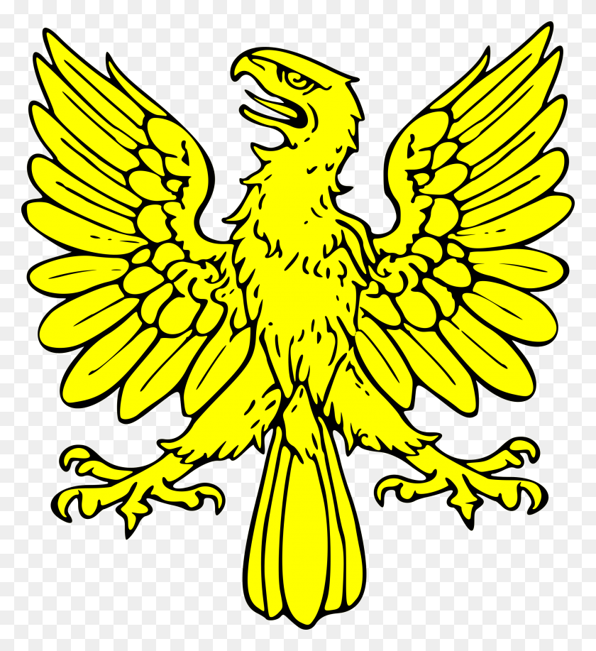 2182x2400 Black And White Displayed Medieval Coat Of Arms Eagle, Symbol, Emblem, Logo HD PNG Download