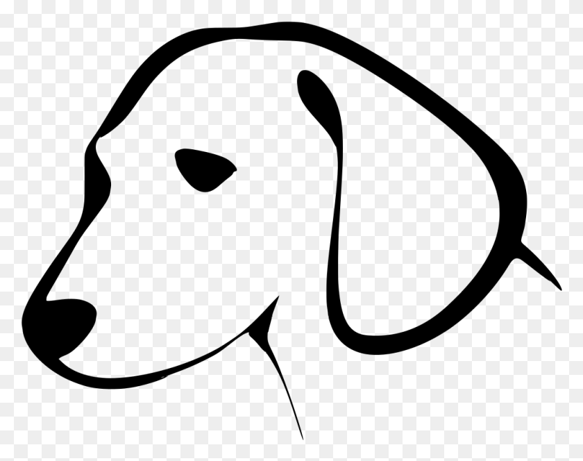 990x767 Черно-Белая Собака Рисунок Головы Собаки, Серый, Мир Варкрафта Png Скачать
