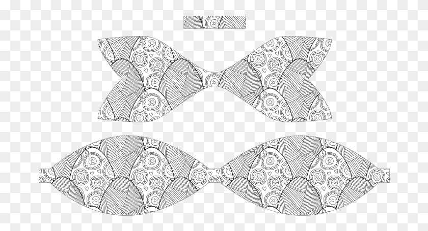 690x395 Black And White Easter Eggs Brassiere, Tie, Accessories, Accessory HD PNG Download