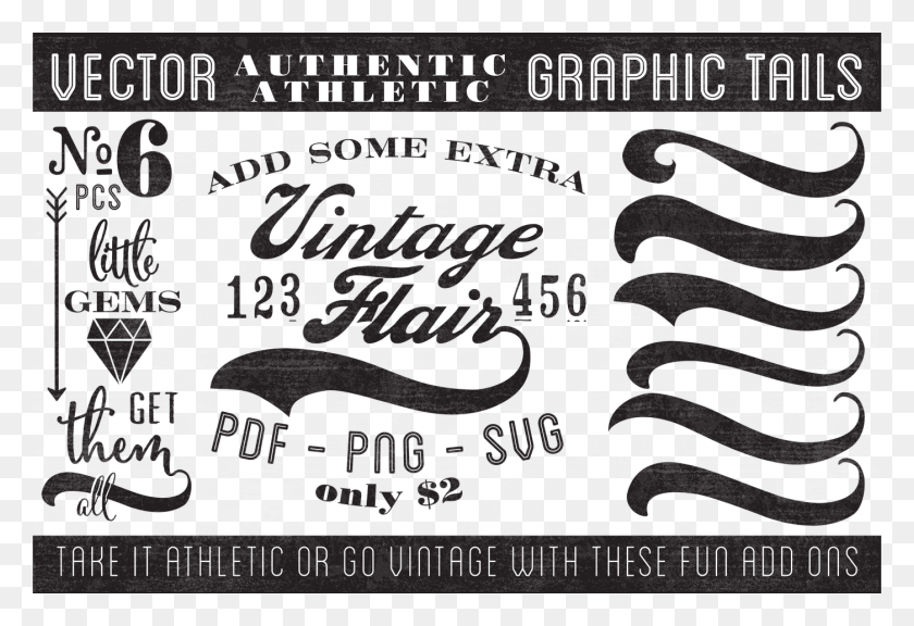 1400x927 Black And White Graphic Tails By Nonna Illustration Text Tails Vector, Advertisement, Flyer, Poster HD PNG Download