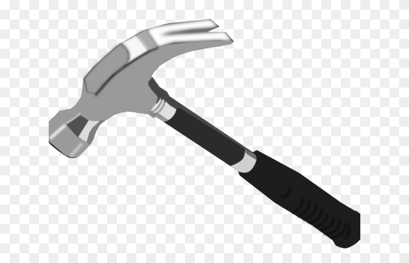 640x480 Black And White Hammer Clipart, Tool, Axe HD PNG Download