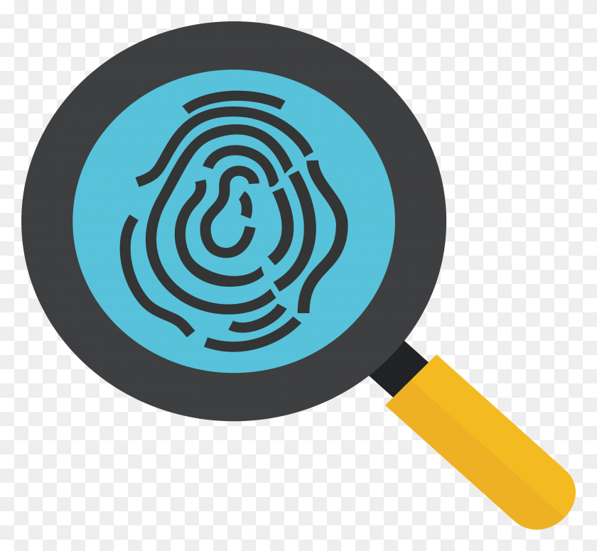 3312x3044 Black And White Library Icon Search Alignment Transprent Magnifying Glass And Fingerprint Cake, Hammer, Tool, Magnifying HD PNG Download