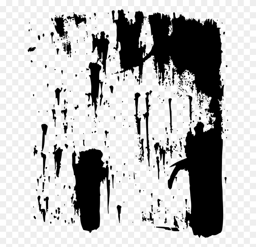658x750 Black And White Painting Visual Arts Black And White Smudge, Gray, World Of Warcraft HD PNG Download