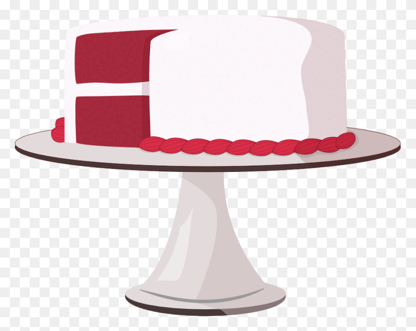 900x702 Black And White Red Velvet Cake Clipart, Clothing, Apparel, Sombrero HD PNG Download