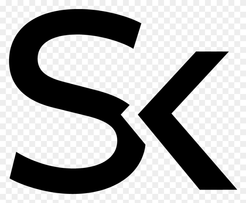 Черно-Белый Логотип Sk Логотип Sk, Серый, World Of Warcraft Hd Png Скачать