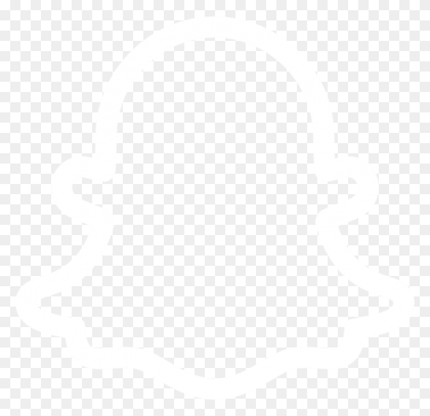 1753x1696 Черно-Белый Значок Snapchat, Трафарет, Человек, Человек Hd Png Скачать