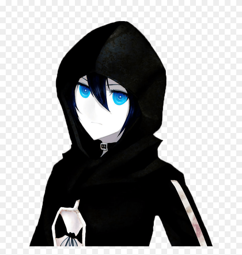 643x822 Black And White Stock Anime For Free Black Hoodie Anime Character, Clothing, Apparel, Hood HD PNG Download
