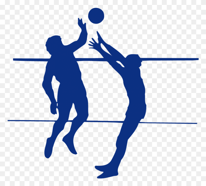 1025x920 Black And White Stock Player Silhouette At Getdrawings Volleyball Player Transparent, Duel, Sport, Sports HD PNG Download