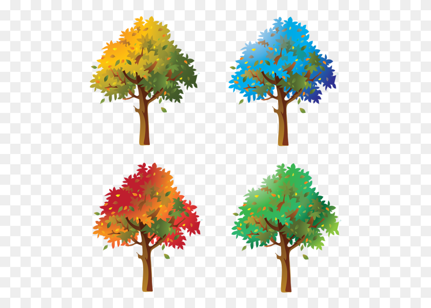 492x540 Black And White Style Trees Collection Cartoon, Tree, Plant, Ornament HD PNG Download