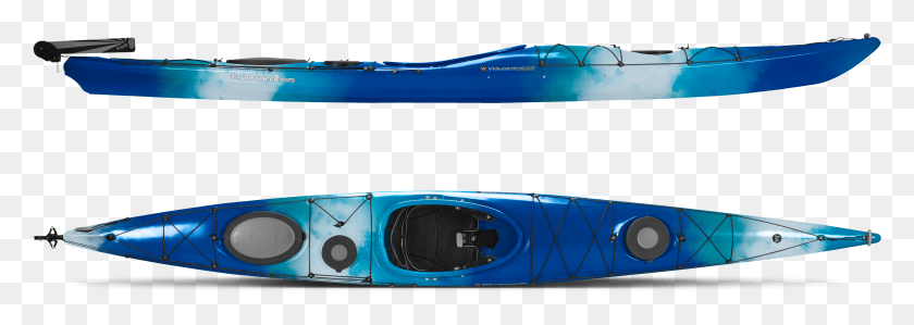 2790x858 Black And White Transparent Canoe Plastic Wilderness Systems Tsunami 165 Indigo, Kayak, Rowboat, Boat HD PNG Download
