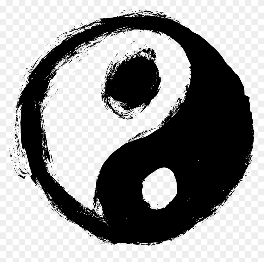 1200x1191 Black And White Yin Yang, Gray, World Of Warcraft HD PNG Download