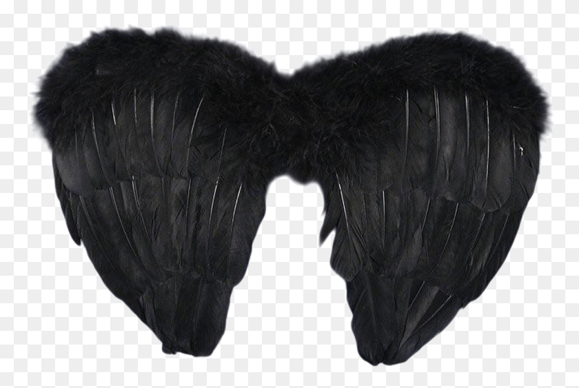 1698x1097 Black Angel Wings Pic Black Angel Costume Kids, Fur, Cushion, Tie HD PNG Download