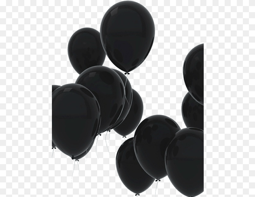 Black Balloons And White Image Black Balloon Clipart PNG