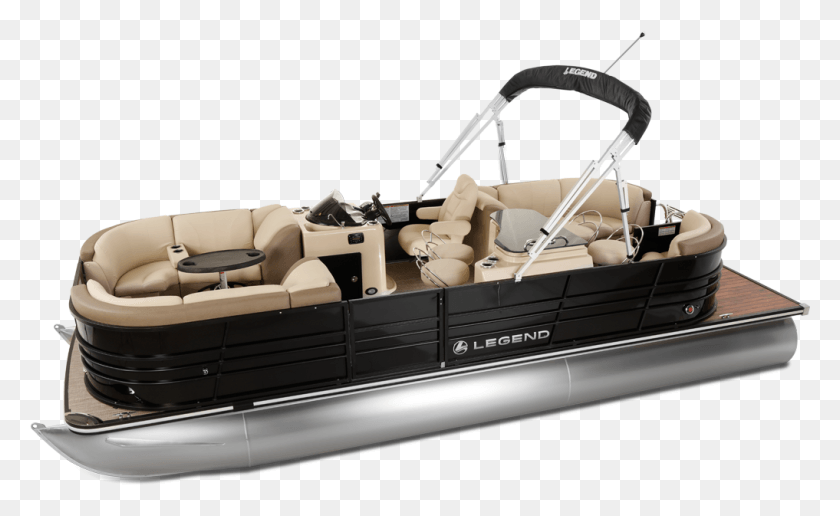 1017x595 Black Bar Ponton Legend Black Series, Vehicle, Transportation, Boat HD PNG Download