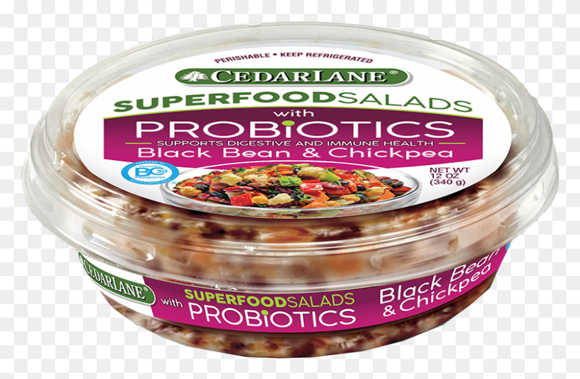 801x503 Black Bean Amp Chickpea Superfood Salad Food With Added Probiotics, Pizza, Jar HD PNG Download