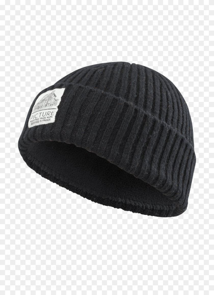 1018x1434 Black Beanie, Clothing, Apparel, Rug HD PNG Download