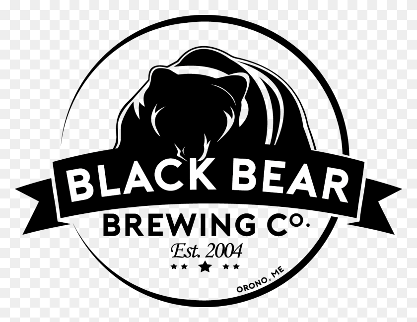 1226x927 Black Bear Brewery Logo, Símbolo, Marca Registrada, Texto Hd Png