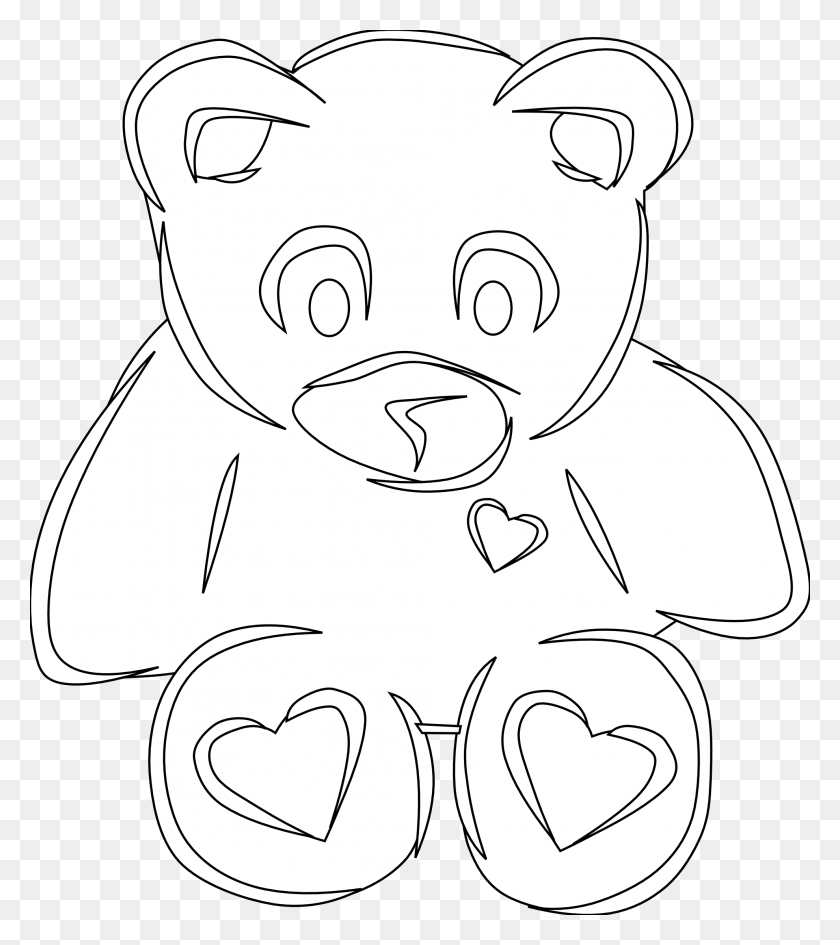 1979x2247 Black Bear Clipart Mosaic Black And White Cute Bear Drawing, Face HD PNG Download