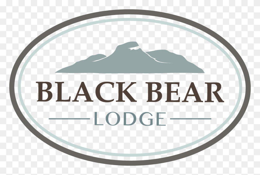 1200x776 Логотип Коттеджа Black Bear Lodge, Этикетка, Текст, Символ Hd Png Скачать