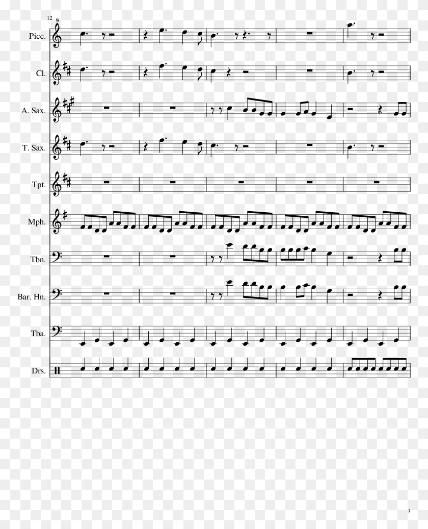 773x977 Black Beatles Sheet Music 3 Of 9 Pages Father Stretch My Hands Pt 1 Sheet, Gray, World Of Warcraft HD PNG Download