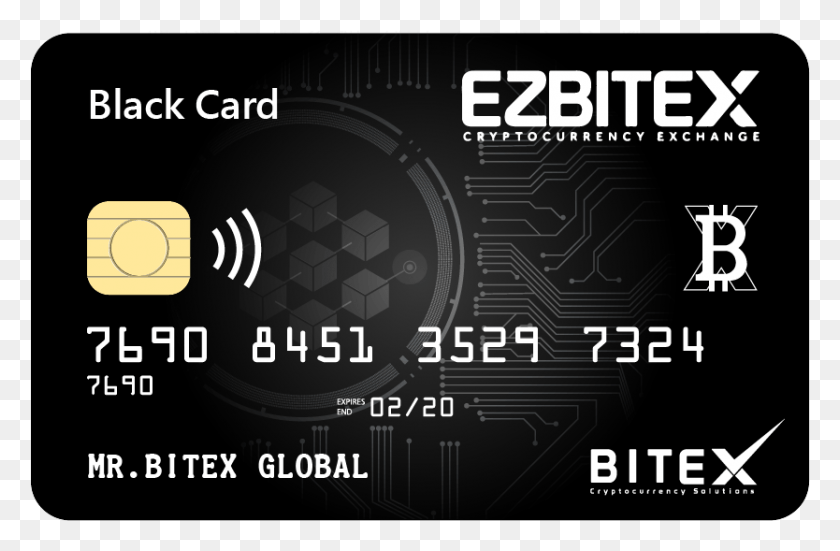 834x525 Black Bitex Card Card, Text, Credit Card, Poster HD PNG Download