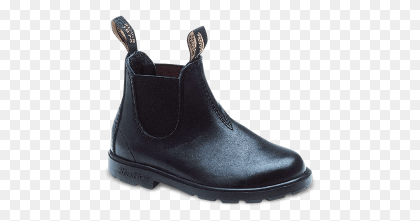 424x382 Black Boot Image Blundstone Kids Black, Shoe, Footwear, Clothing HD PNG Download