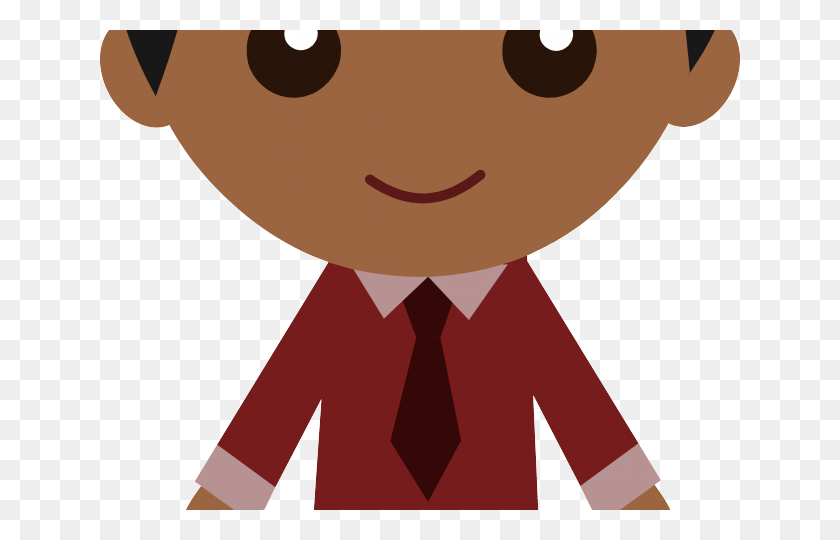 640x480 Black Bot Cliparts Brown Boy Clipart, Tie, Accessories, Accessory HD PNG Download