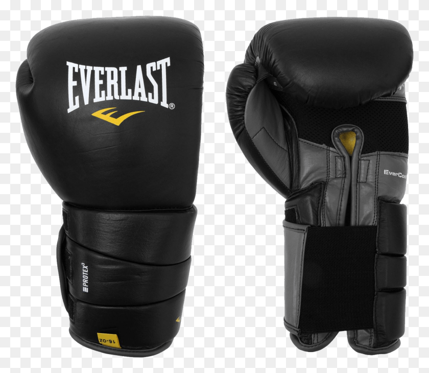 1348x1159 Black Boxing Gloves Image Everlast Leather Pro 3 Boxing Gloves, Clothing, Apparel, Backpack HD PNG Download
