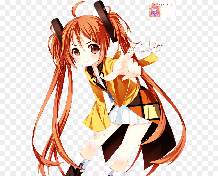 595x678 Black Bullet Enju Aihara, Book, Comics, Publication, Manga Transparent PNG