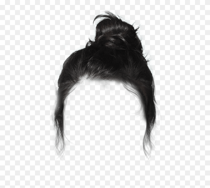 457x690 Black Bun Hair Dressup Costume Lace Wig, X-ray, Medical Imaging X-ray Film, Ct Scan HD PNG Download