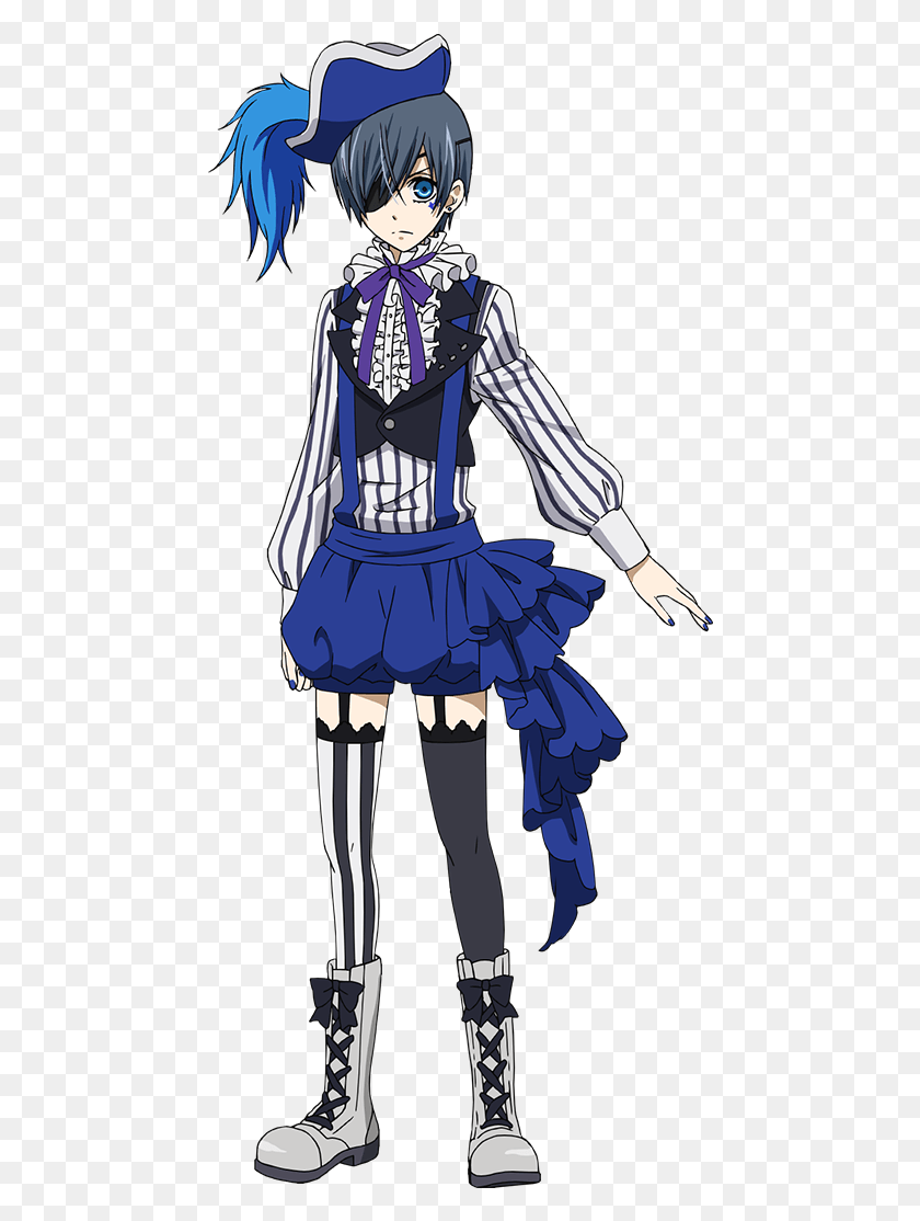 462x1054 Black Butler Circus Ciel, Costume, Clothing, Apparel HD PNG Download