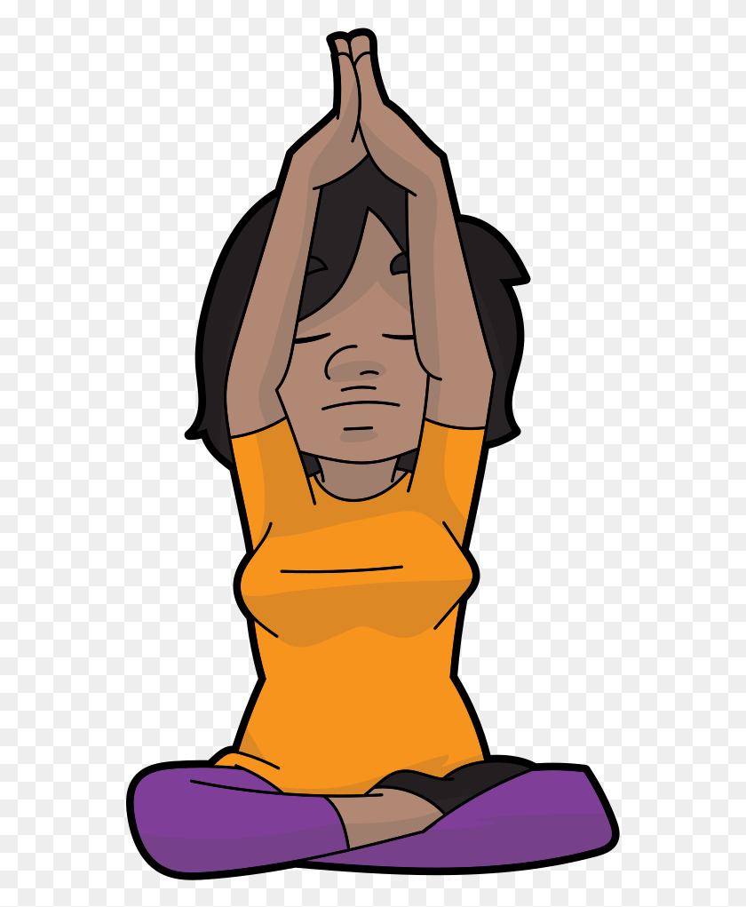 557x961 Black Cartoon Woman Meditation Master Black Cartoon Meditating, Face, Person, Human HD PNG Download