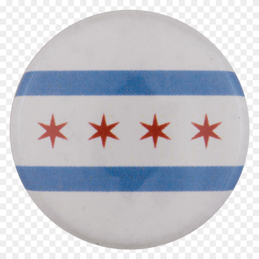 841x841 Descargar Png Bandera Negra De Chicago Bandera De Chicago, Logotipo, Símbolo, Marca Registrada Hd Png