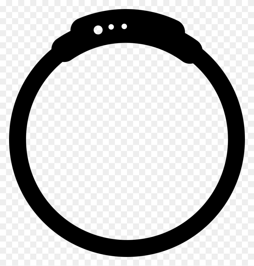 930x980 Black Circle Paint, Accessories, Accessory, Jewelry HD PNG Download