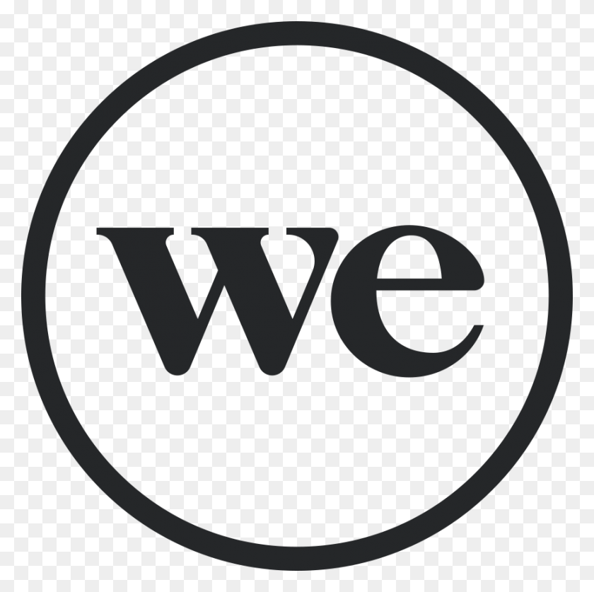 863x860 Черный Круговой Логотип Wework We Logo, Серый, Мир Варкрафта Png Скачать