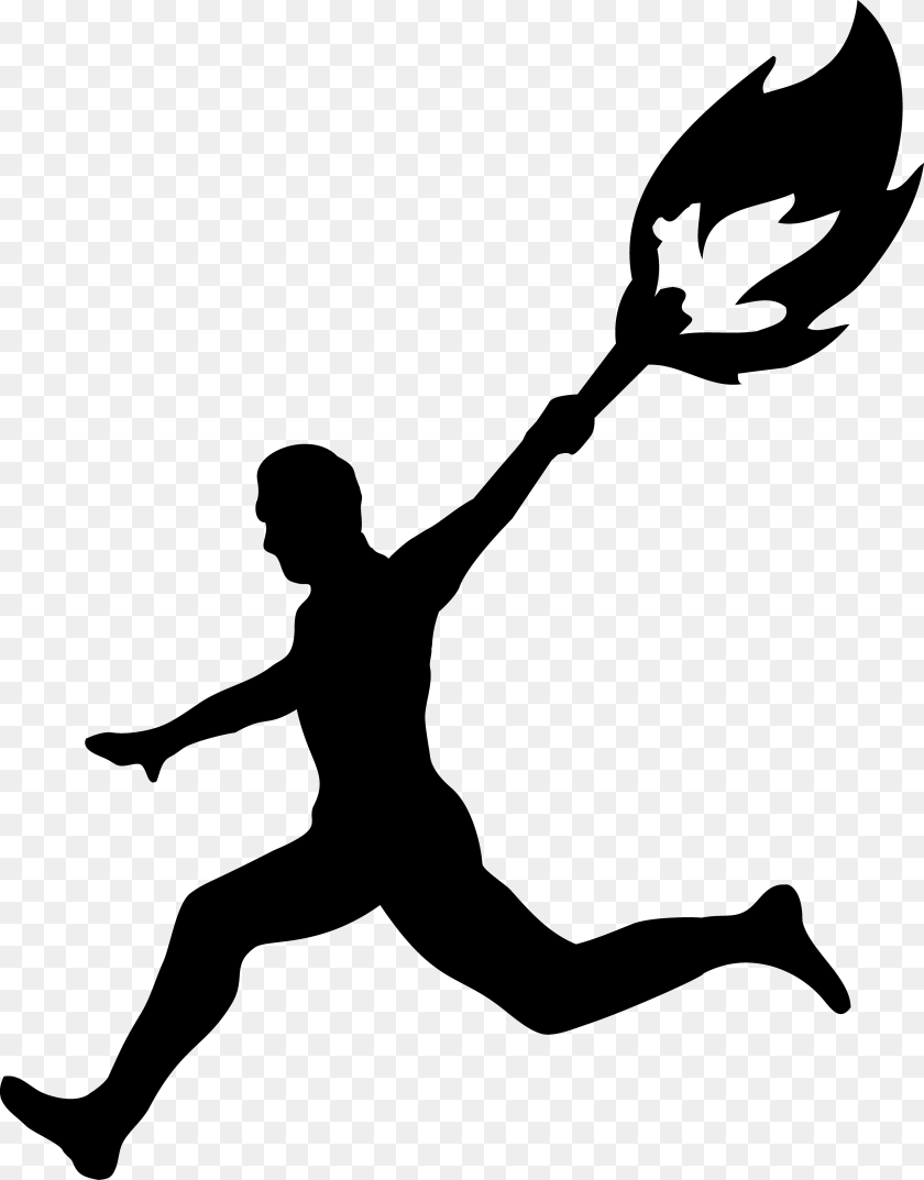 Black Torch, Gray Clipart PNG