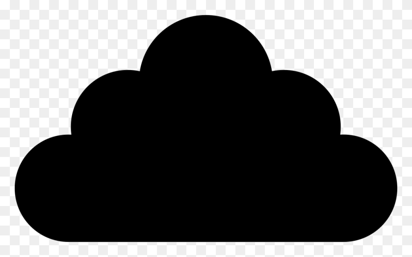 980x584 Black Cloud Comments Cloud Image Silhouette, Baseball Cap, Cap HD PNG Download