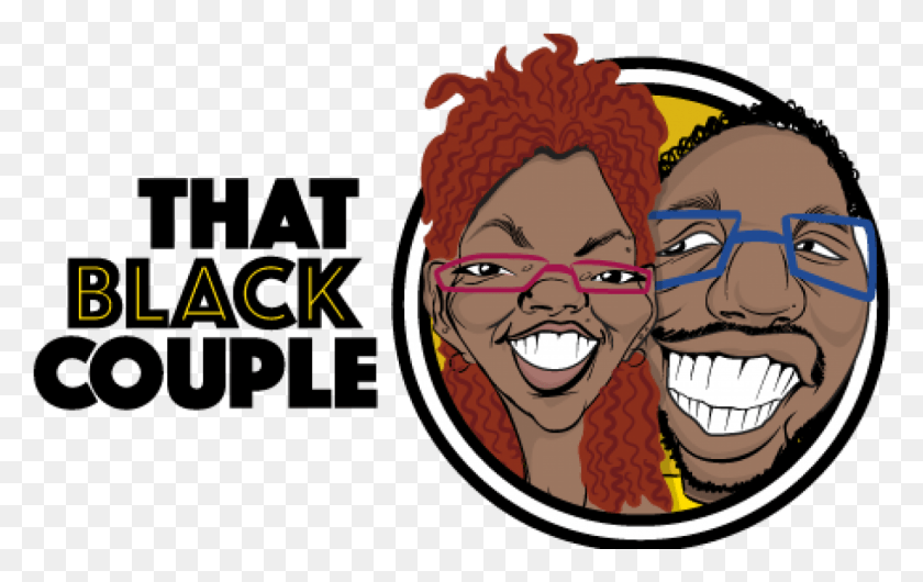 1244x751 Black Couple39 Podcast Delivers Thoughtful Social Cartoon, Face, Head, Graphics HD PNG Download