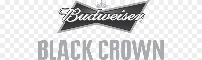 Black Crown Budweiser Beer 8 Oz Can, Logo Transparent PNG