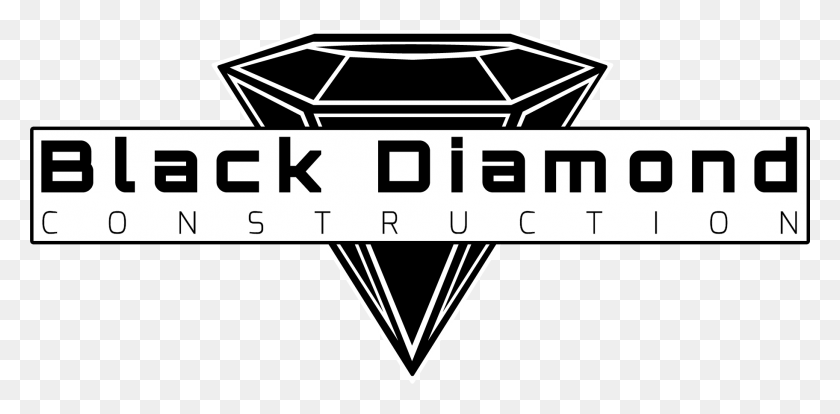 1824x829 Black Diamond Construction, Label, Text, Stencil HD PNG Download