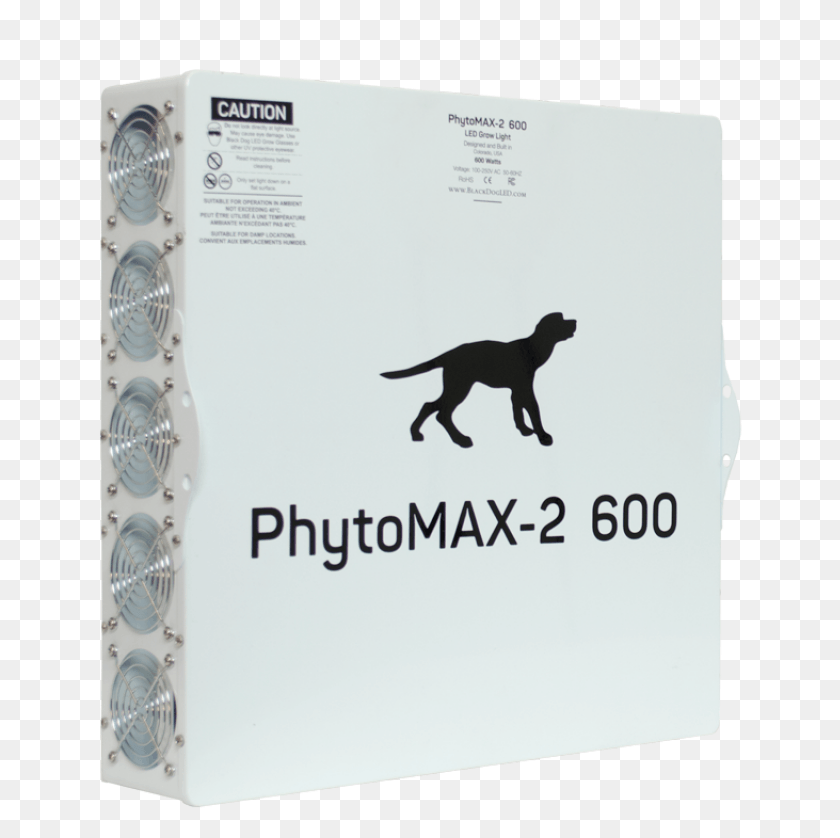 644x778 Black Dog Phytomax 2 600 Watt Led Grow Light Fixture Black Dog Led Phytomax 2, Pet, Canine, Animal HD PNG Download